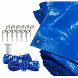 Lona Para Piscina Cobertura Proteção Pvc 500micras 7 5x4 5 M