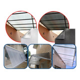 Lona Para Toldo Translúcida Lowick Cristal E Fumê 4m X 2 80m