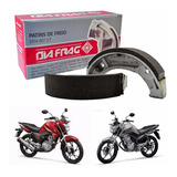 Lona Patins Freio Honda Cg Titan Fan 160 Traseira Diafrag