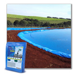 Lona Plástica 13 5x8 5 Azul Lago Tanque Peixes Cisterna