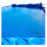 Lona Plástica Azul 3x3 Lago Tanque Peixes Cisterna 300 Micra