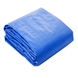 Lona Plástica Azul 5x3 Lago Tanque Peixes Cisterna 300micras