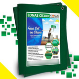 Lona Plástica Verde 4x4 Mts Lago Tanque Peixes Cisterna 300
