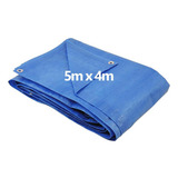 Lona Polietileno Azul 5x4m Resistente Uv Impermeável