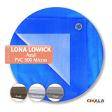 Lona Toldo Tenda Azul Lowick Barraca