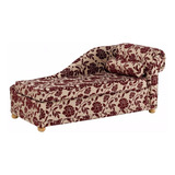 Long Chaise Divã Recamier Veludo Suede