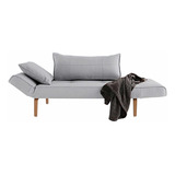 Long Chaise Divã Recamier Veludo Suede