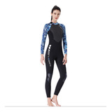 Long John Feminino Neoprene 3mm Mergulho Surf Natação Mar 