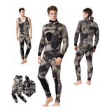 Long Roupa De Mergulho Em Neoprene 3mm Jardineira Jaqueta