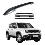 Longarina Rack De Teto Jeep Renegade Pcd Preto 2024 2025