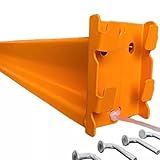 Longarinas P Mini Porta Pallet 1 80m Até 250kg Par Laranja