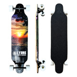 Longboard Montado Completo Pro   Rodas 70mm E Abec Pro