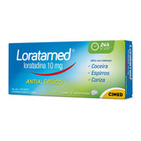 Loratamed Loratadina 10mg Com 12 Comprimidos Cimed