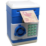 Lorben Cofrinho Puxa Notas Senha Digital E Som Azul
