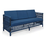Lorenttistore Sofá Corda Náutica Chaise Namoradeira Para Sol E Chuva Área Externa Alpendre Piscina