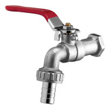 Lorenzetti 1130 C12 Torneira Esfera 1 2 Bico União Metal Acabamento Fosco Cor Prateado