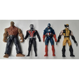 Lote 04 Boneco Tipo Marvel Coisa Usados 15cm