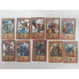 Lote 10 Cards Mythomania Coleção Antigos