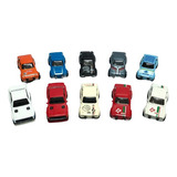 Lote 10 Carrinhos Em Miniatura Hotwheels Coleção Ford Escort