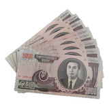 Lote 10 Cédulas Coreia 5000 Won Fe Frete 10 00