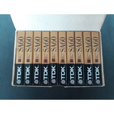Lote 10 Fita Cassete Tdk Sa 60 Min Chrome Virgens E Lacradas