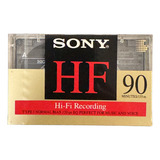 Lote 10 Fitas K7 Cassette Sony C90hf Lacradas Raridade 