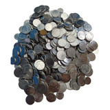 Lote 10 Kg Moedas Inox excelente Estado De Conservação 
