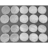 Lote 10 Moedas 100 Cruzeiros Peixe 1992 - Frete Já Incluído!