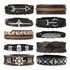 Lote 10 Pulseiras Bracelete Atacado Masculina Couro Revenda