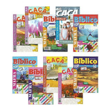 Lote 10 Revistas Caça Palavras Bíblico