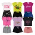 Lote 12 Peças Roupa Infantil Menina Feminino Atacado Verão
