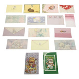 Lote 14 Envelopes E 2 Papel Carta Pequeno 17 X 12 Kit 35