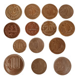 Lote 14 Moedas Uruguai