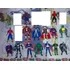 Lote 16 Bonecos Marvel, Dc E Tartarugas Ninja Usados