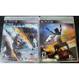 Lote 2 Games Ps3 Mídia Física Metal Gear Rising / F1 2010