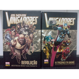 Lote 2 Hq Vingadores Marvel Deluxe