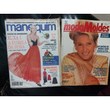 Lote 2 Revistas Moda Moldes + Manequim 7/91 Xuxa / Paquitas