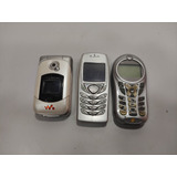 Lote 3 Aparelhos Motorola