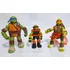 Lote 3 Bonecos Tartarugas Ninja Viacom Playmates Coleção