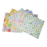 Lote 3 C 7 Papel De Carta Importado Coleção Flores