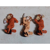 Lote 3 Miniaturas Bonecos Homo Sapiens Kinder Ovo Surpresa