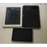 Lote 3 Tablets Com Defeito 2 Sansungs E 1 Apple iPad 4
