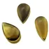 Lote 3 Topázio Fume Cabochão Pedra Preciosa Natural J14213