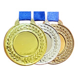 Lote 30 Medalhas Personalizar Centro Liso