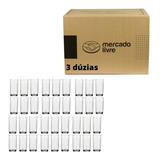 Lote 36 Copos 350ml Vidro Cylinder Ld 7600