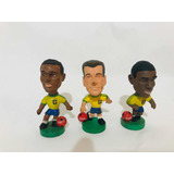Lote 4 Bonecos Jogadores Mini Craques Coca-cola Usados