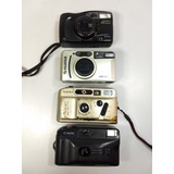 Lote 4 Câmeras Antigas Yashica Fujifilm Canon Hn defeito 