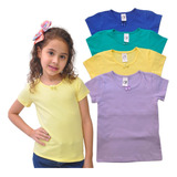 Lote 4 Camisetas Babylook