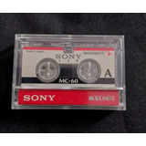Lote 4 Mini Fitas Sony Microcassete Mc 60 Usadas 1 Gravação