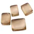 Lote 4 Topázio Fume Cabochão Pedra Preciosa Natural J14273